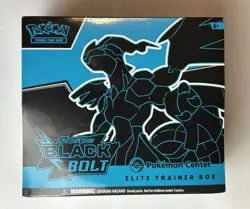 Pokemon TCG Black Bolt Pokemon Center Elite Trainer Box PC ETB SEALED - Image 1
