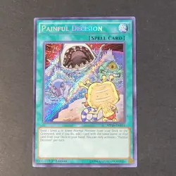 Yugioh TCG- Painful Decision - MP16-EN151 Light Play LP - Secret Rare - 1st 2016 - Image 2