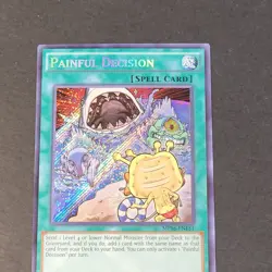 Yugioh TCG- Painful Decision - MP16-EN151 Light Play LP - Secret Rare - 1st 2016 - Image 5
