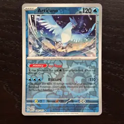 Articuno 144/165 Pokemon 151 Scarlet & Violet Reverse Holo Rare NM - Image 1