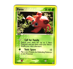 Pokemon Paras 72/112 EX FireRed & LeafGreen Regular - Image 1