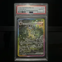 Pokemon TCG Leafeon EX Sir 144/131 Prismatic Evolutions PSA 10 - Image 1