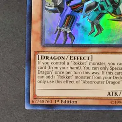 Yugioh TCG - 1x Absorouter Dragon - SDRR-EN005 - 1st Ed. - NM - Super Rare 2019 - Image 3