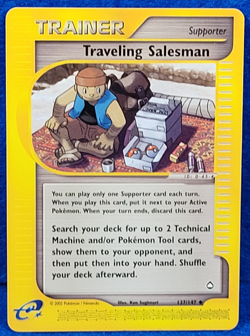 Traveling Salesman Aquapolis e-Series NM 137/147 Regular Pokemon Uncommon Train - Image 1