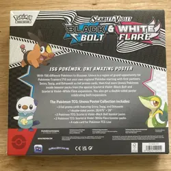 Pokemon TCG SV10.5 Black Bolt & White Flare Unova Poster Collection Box Sealed - Image 2