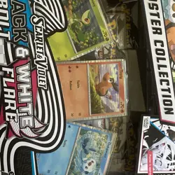 Pokemon TCG SV10.5 Black Bolt & White Flare Unova Poster Collection Box Sealed - Image 4