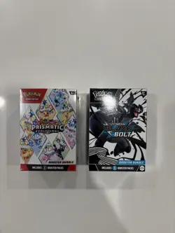 Pokemon TCG Prismatic Evolutions Booster Bundle& Black Bolt Booster Bundle - Image 3