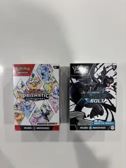 Pokemon TCG Prismatic Evolutions Booster Bundle& Black Bolt Booster Bundle - Image 4