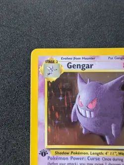Pokemon Gengar 1st Edition Holo Fossil 5/62 WOTC Clean 🔥 - Image 4