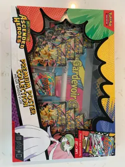Pokemon Ascended Heroes: GARDEVOIR Premium Poster Collection Box Sealed - Image 1