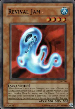 Revival Jam - Super Rare LON-006 - DAMAGED - YuGiOh - Image 1