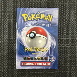 Pokemon TCG · Rulebook Version 3 Booklet · Vintage WOTC (1999) - Image 1