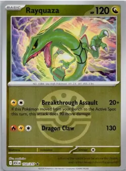 RAYQUAZA (FRIEND BALL) 153/217 ME: ASCENDED HEROES POKEMON NM/M - Image 1