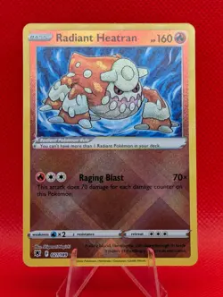 RADIANT HEATRAN 027/189 ASTRAL RADIANCE POKEMON NM/M RADIANT HEATRAN - Image 1