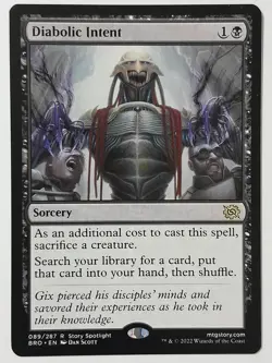 Diabolic Intent - NM Near Mint - BRO The Brothers' War 089/287 - MTG Magic - Image 1