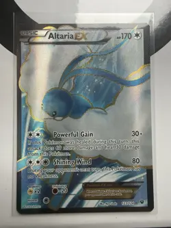 Pokemon TCG Altaria EX Full Art Ultra Rare Holo Card 123/124 XY Fates Collide LP - Image 1