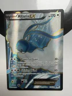 Pokemon TCG Altaria EX Full Art Ultra Rare Holo Card 123/124 XY Fates Collide LP - Image 3
