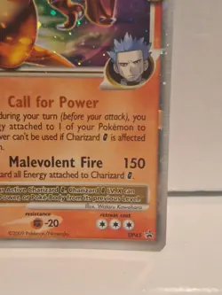 Charizard G Lv X DP45 black star Promo pokemon card 2009 Holo - Image 3