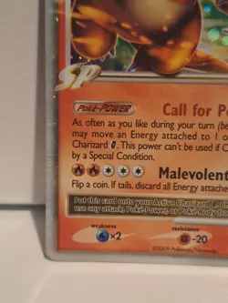 Charizard G Lv X DP45 black star Promo pokemon card 2009 Holo - Image 4