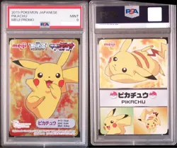 PSA 9 Pikachu Meiji Promo 2013 Pokemon Japanese Card MINT - Image 3