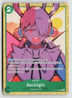 Backlight Uta Deck Battle ST11-003 One Piece One Piece Promotion Cards C NM Eng - Image 1