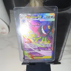 Mega Gengar EX Full Art Holo 350 HP Void Gate Pokemon TCG Card - Image 1