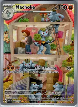 Machoke 177/165 SV: Scarlet & Violet 151 - Pokemon Card - NM - Image 1