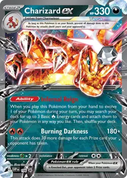 Charizard ex Promo SV: Scarlet & Violet Promo Cards 196 NM - Image 1
