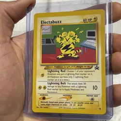 Pokemon Electabuzz BLACK STAR 46 - WOTC PROMO - POKEMON LEAGUE 2002 NM TCG Card - Image 2