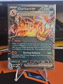 Charizard Ex 196 Promo - Charizard Ex Special Collection Box Promo Cards - Image 1