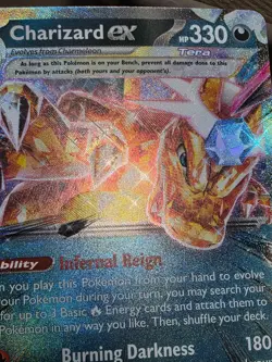 LP Charizard ex Holo Promo SV: Scarlet & Violet Promo Cards 196 Pokemon - Image 5