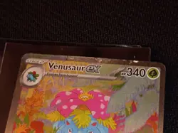 Pokemon Venusaur EX Holo Card 198/165 Scarlet and Violet 151 Series Damaged - Image 2