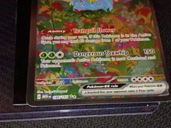 Pokemon Venusaur EX Holo Card 198/165 Scarlet and Violet 151 Series Damaged - Image 3