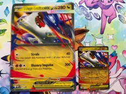 Pokemon TCG Mega Latias EX #011 BSP Jumbo And Regular Card MEGA EVOLUTIONS - Image 1