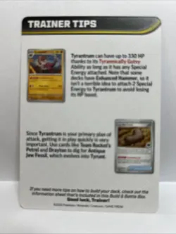 Mega Starmie ex Trainer Tips Card - Pokemon TCG: Perfect Order Build and Battle - Image 2