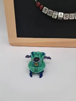 Bakugan Battle Brawlers Reverse Aquos Preyas 520G Classic Rare W/ Card - Image 4