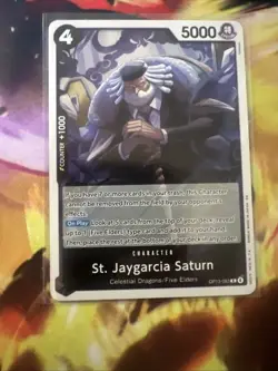 St. Jaygarcia Saturn OP13-083 (R) Carrying on His Will ENGLISH One Piece Card - Image 1