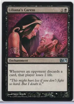 1x Liliana's Caress - Core Set 2011 - Near Mint - Image 1