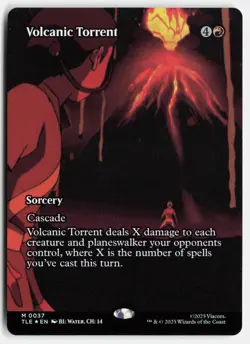 Volcanic Torrent (Borderless) (Foil) NM Avatar: The Last Airbender: Eternal-Lega - Image 1