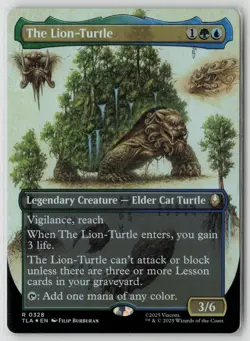 The Lion-Turtle (Borderless) #328 (Foil) NM Avatar: The Last Airbender Magic MTG - Image 1