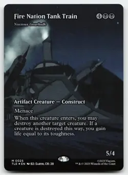 Fire Nation Tank Train - Noxious Gearhulk (Borderless) (Foil) NM Avatar: The Las - Image 1