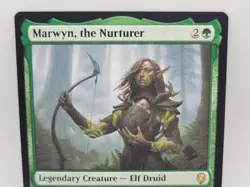 Marwyn the Nurturer NM MTG Dominaria Rare Elf Druid Commander EDH - Image 2