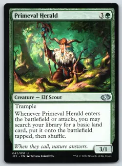Primeval Herald - Jumpstart 2022 - MTG - Near Mint - Image 1