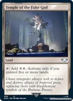 Temple of the False God (Surge Foil) [40K - 300] - NM TCG MTG - Image 1
