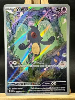 Yamask Illustration Rare Pokemon Trading Card Game SV: White Flare 122/086 NM - Image 1