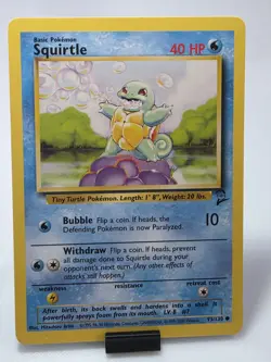 Squirtle 93/130 - 2000 Pokemon Base Set 2 Mp - Image 1