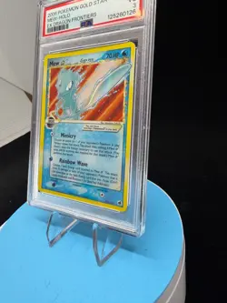 2006 POKEMON EX DRAGON FRONTIERS GOLD STAR #101 MEW-HOLO PSA 3 - Image 5