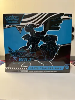 Pokemon TCG Scarlet & Violet – Black Bolt Elite Trainer Box ETB – New Sealed - Image 1