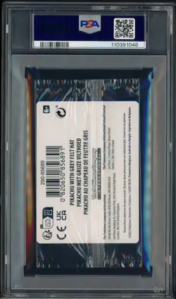 Pokemon Pikachu with Grey Felt hat Van Gogh 085 Graded Sealed Promo PSA 10 - Image 3