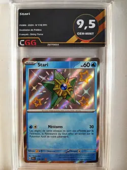 Carte Pokemon Francais Stari (PAF 118) Destinees de Paldea CGG 9,5 26770033 - Image 1